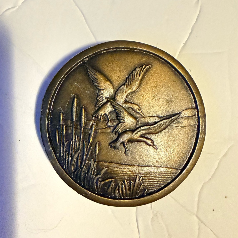 Vintage  Indian Metal Craft Belt Buckle